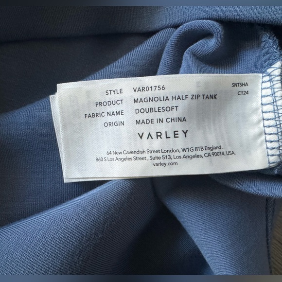 Varley Magnolia Half-Zip Tank - Picture 8 of 11